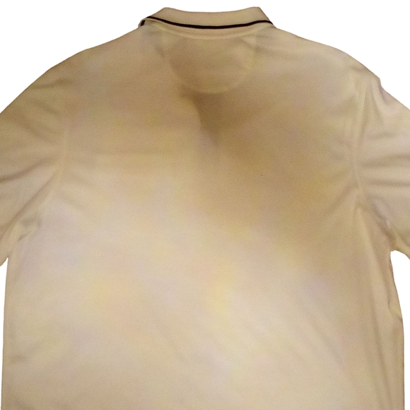 Cremieux Yacht Club Polo Shirt, White W/ Navy Trim, Faux Pocket, Collared... - Picture 6 of 12